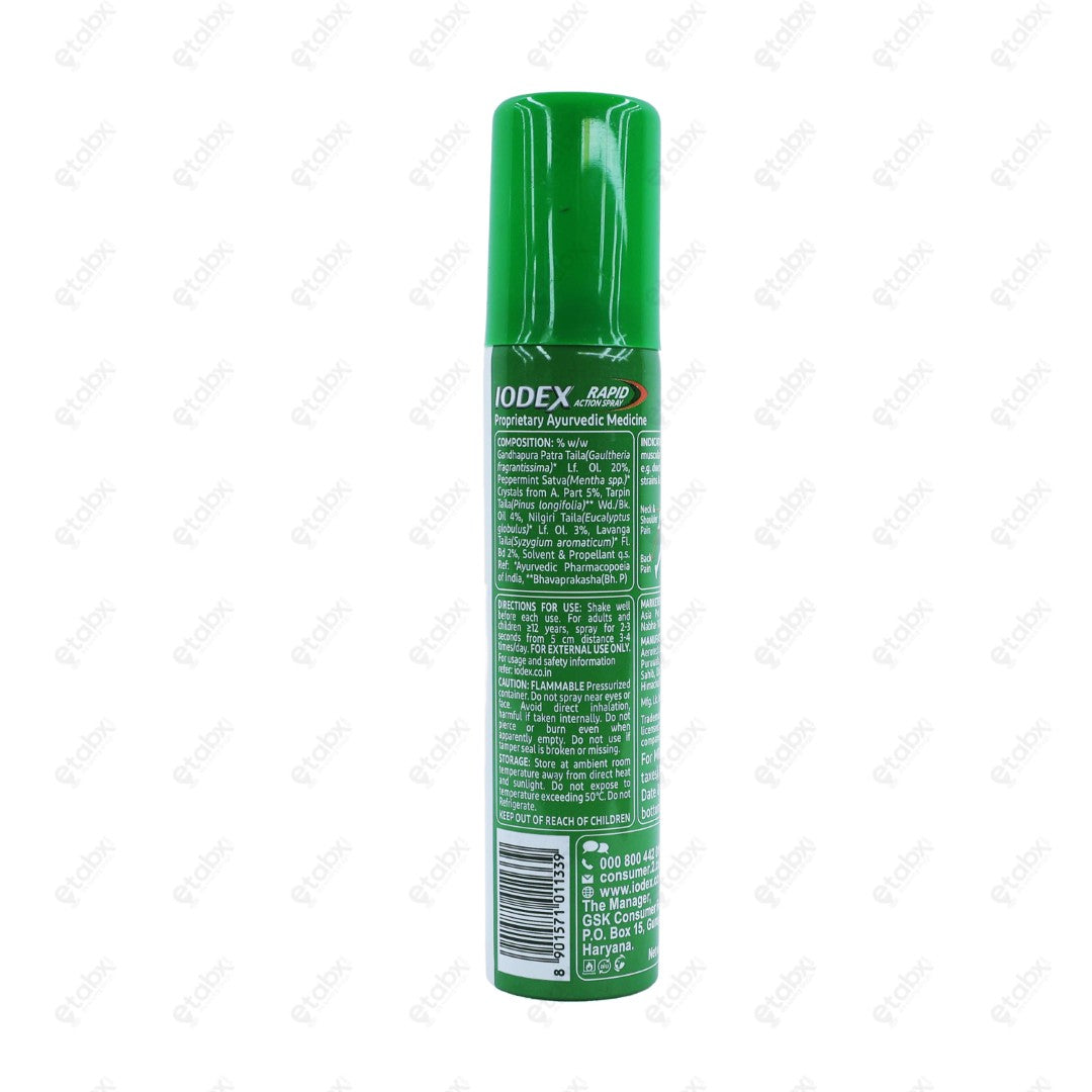 IODEX Rapid Action Pain Relief Spray (60g)