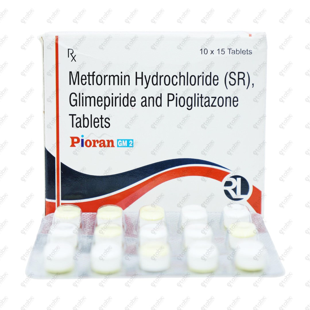 PIORAN GM 2MG Tablet 15's