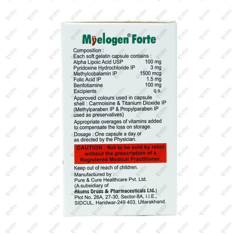 Myelogen Forte Capsule 10's