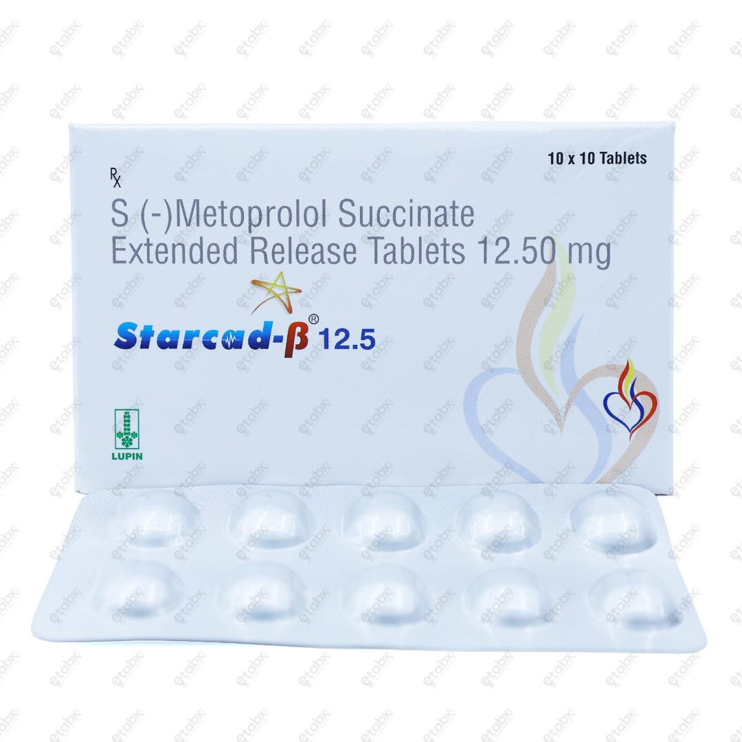 Starcad B 12.5MG Tablet 10'S