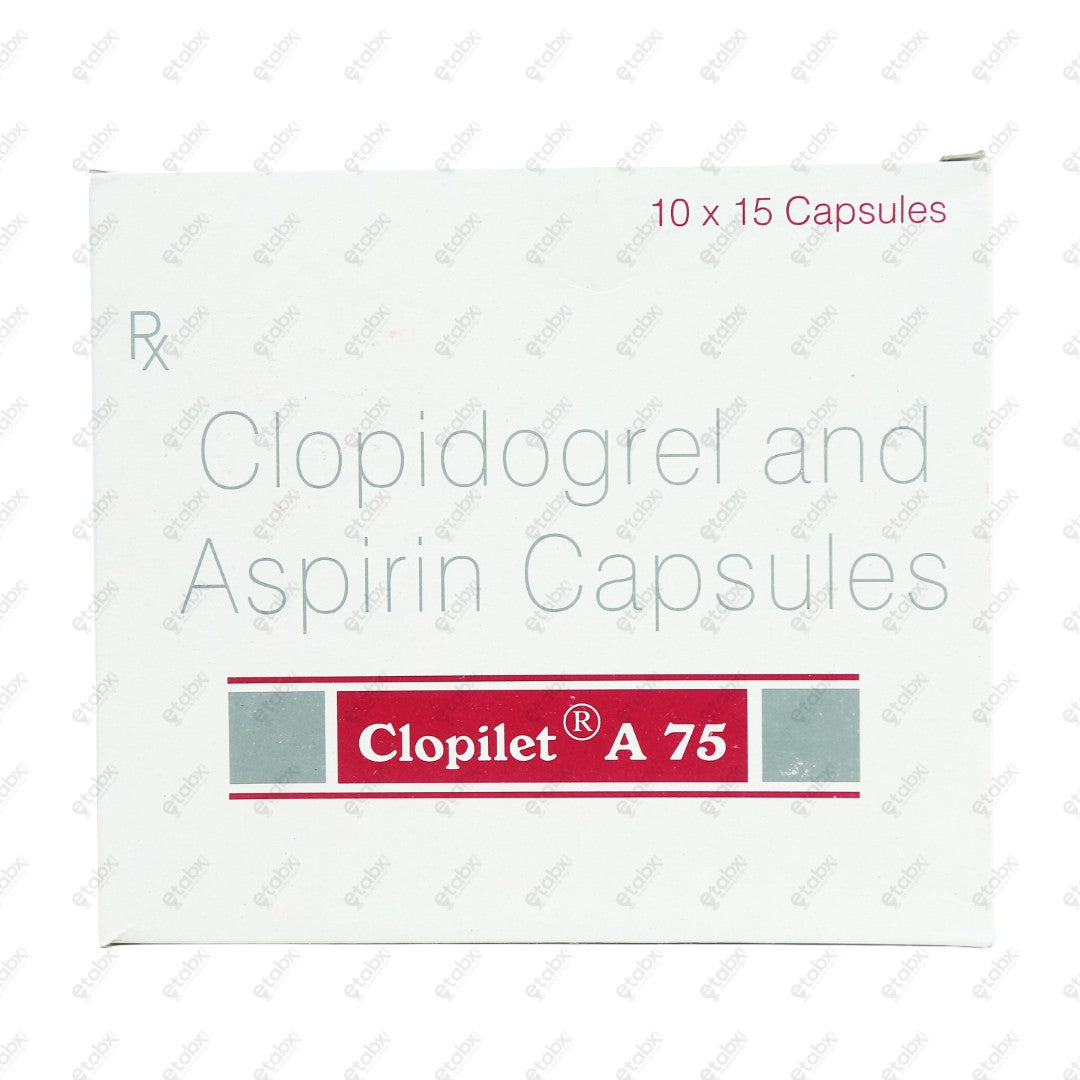 Clopilet A 75mg Tablet 15's
