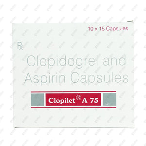 Clopilet A 75mg Tablet 15's