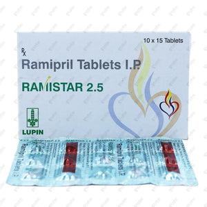 Ramistar 2.5mg Tablet 15's