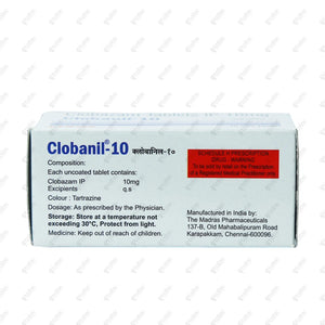 Clobanil 10mg Tablet 10's