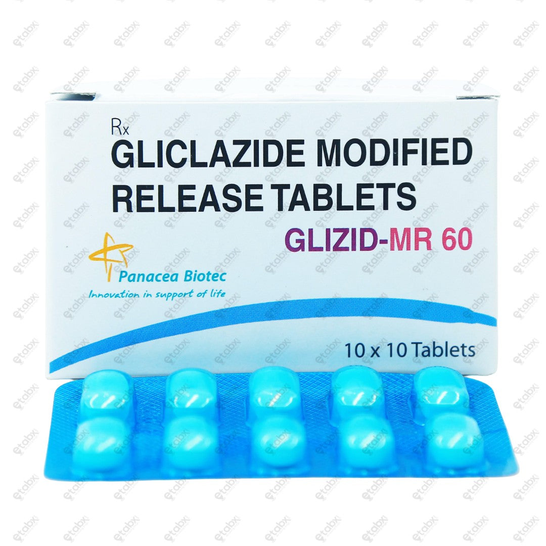 Glizid MR 60mg Tablet 10's
