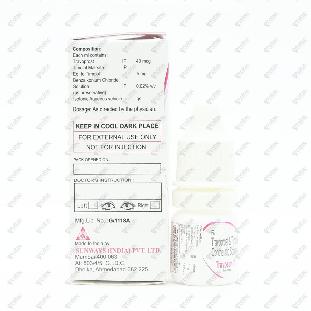 Travosun T Eye Drops 2.5ml
