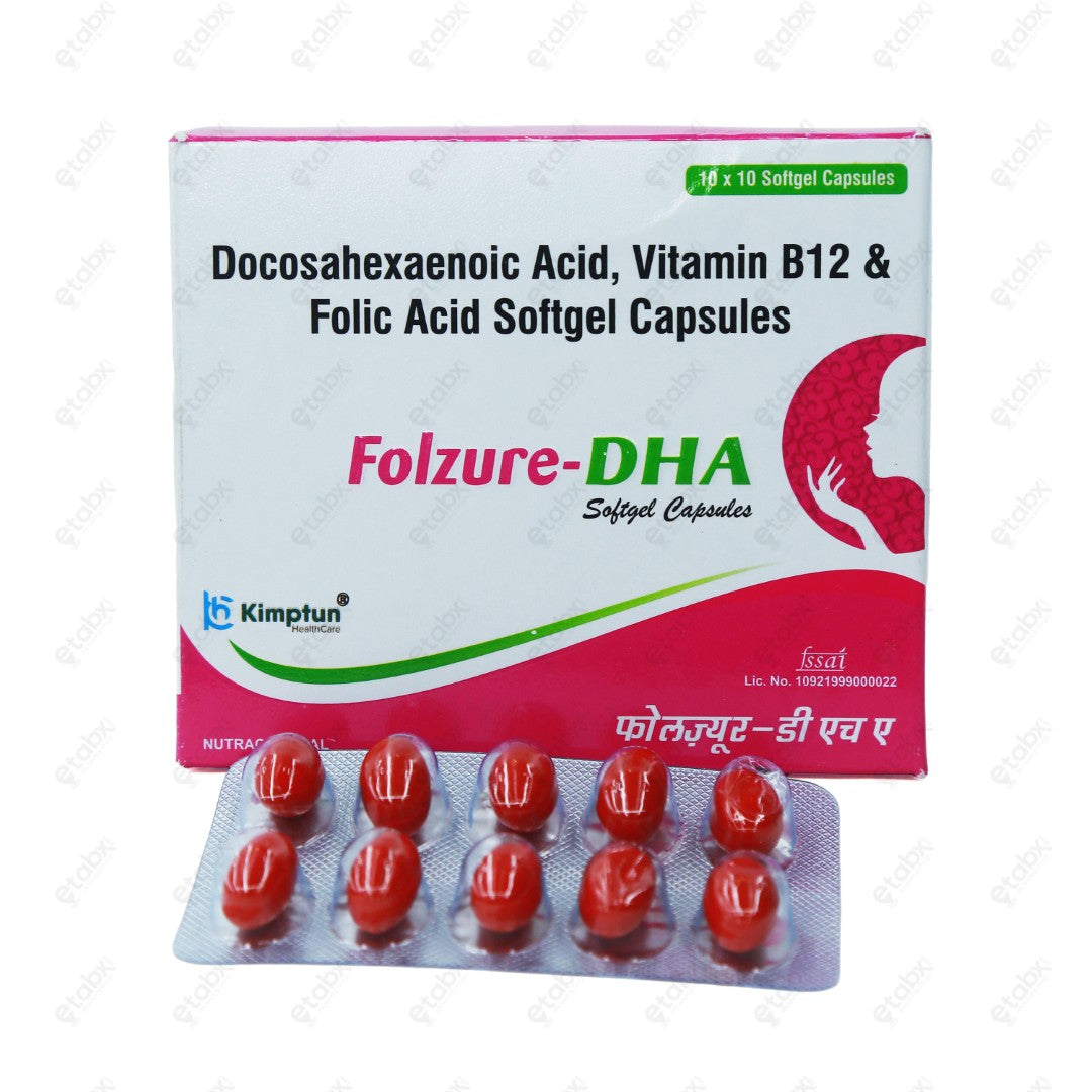 Folzure DHA Capsule 10's