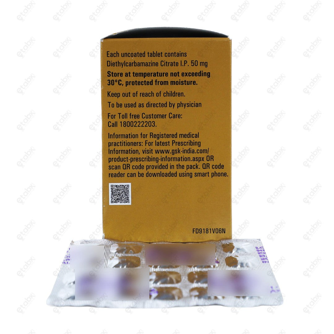 Banocide 50mg Tablet 20's