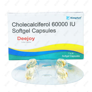 Deejoy Vitamin D3 Capsule 4's