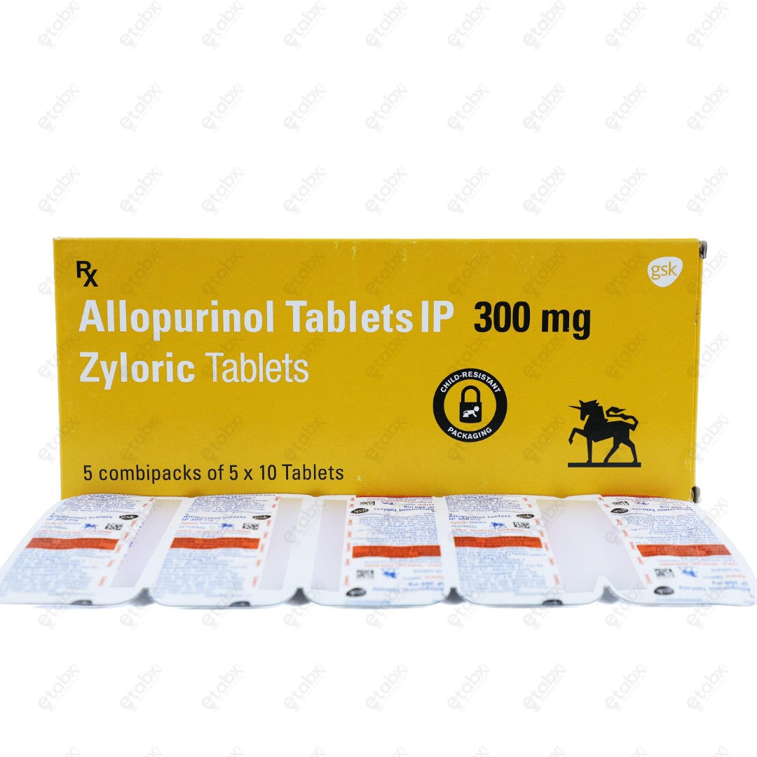 Zyloric 300mg Tablet 10's