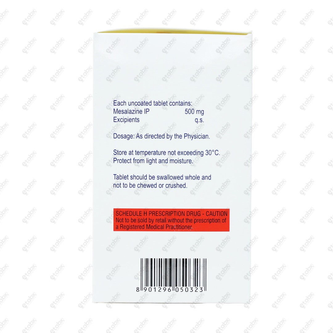 Mesacol CR 500mg Tablet 10's