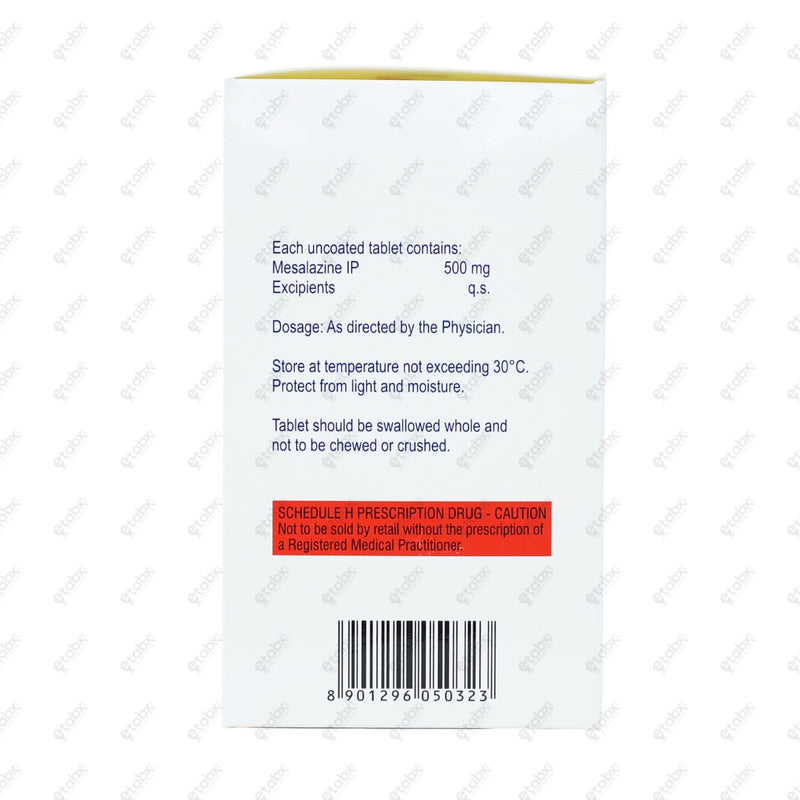 Mesacol CR 500mg Tablet 10's
