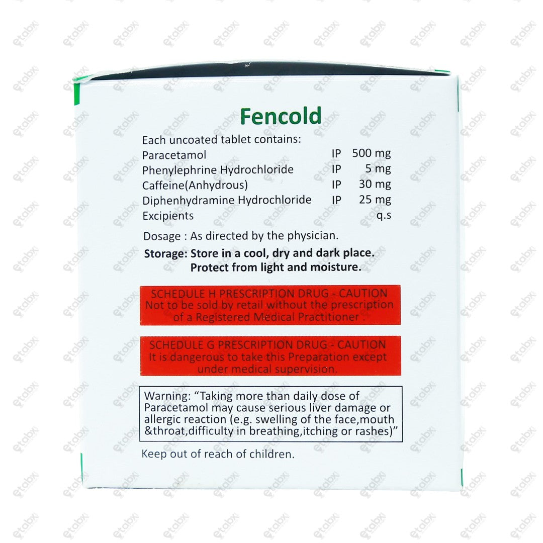 Fencold Tablets 10's
