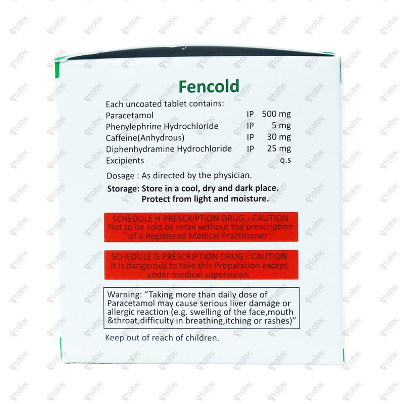 Fencold Tablets 10's