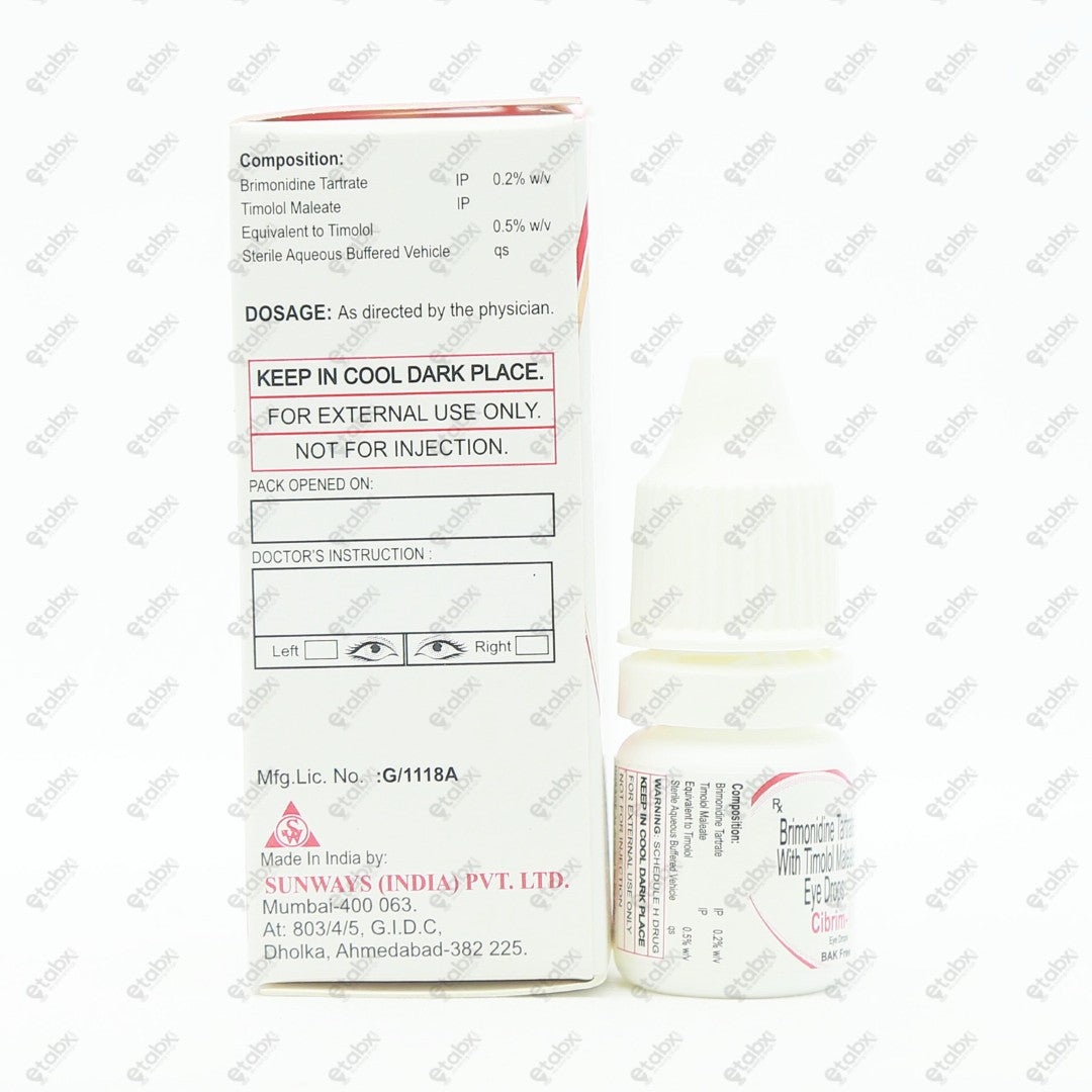 Cibrim T Eye Drops 5ml