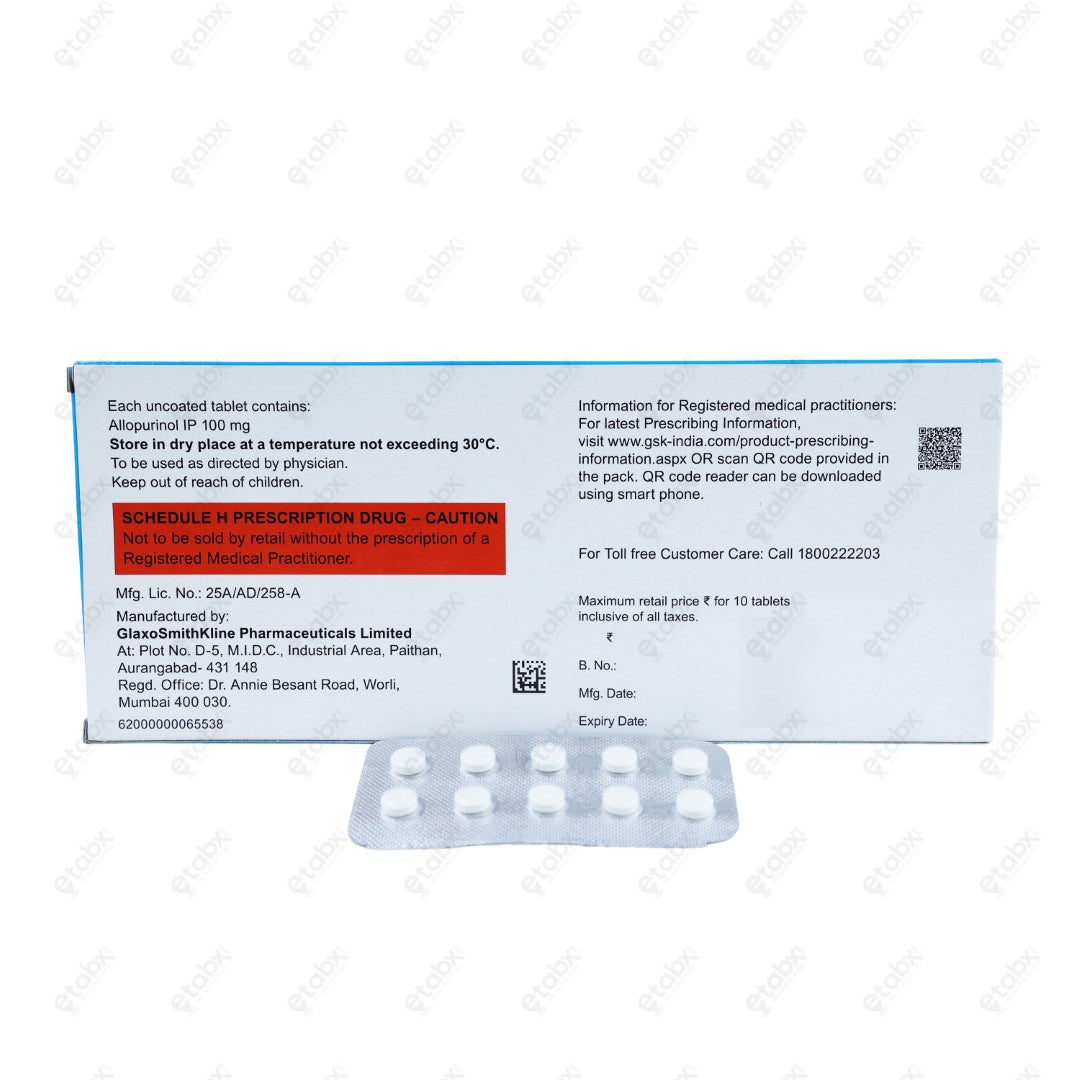 Zyloric Tablet 10's