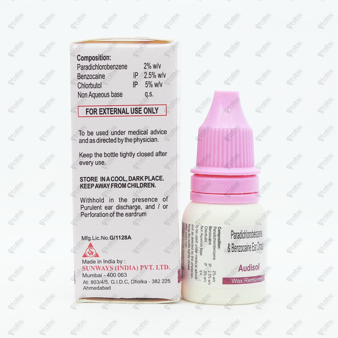 AUDISOL Eye Drops Eye Drops 10ml