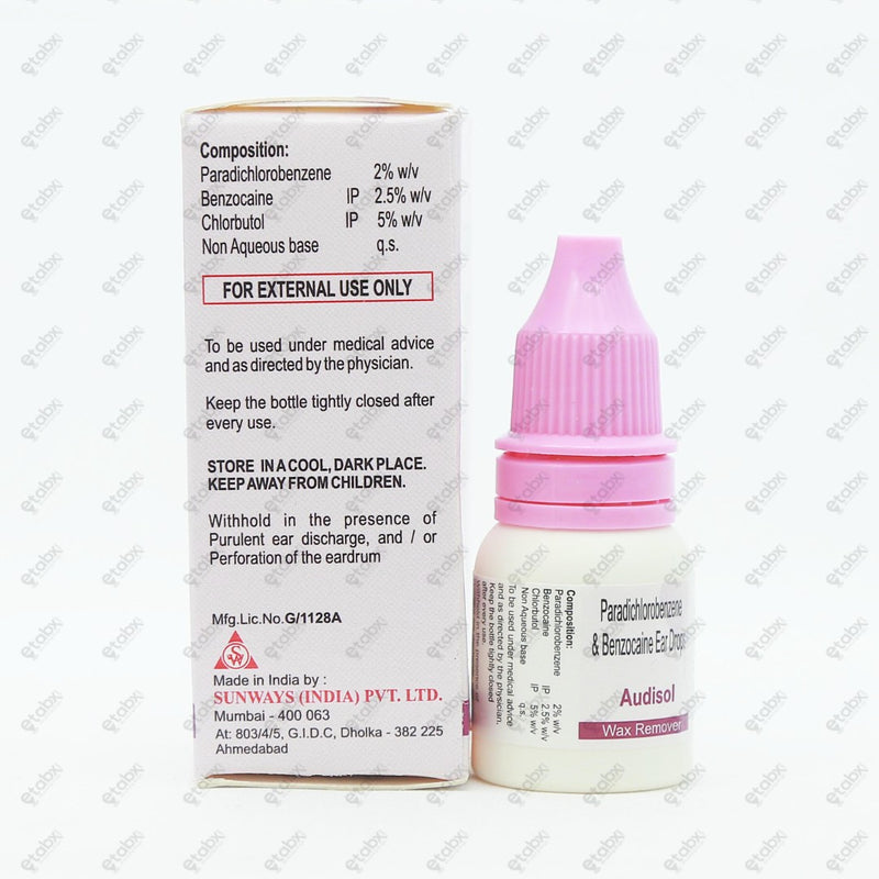 AUDISOL Eye Drops Eye Drops 10ml