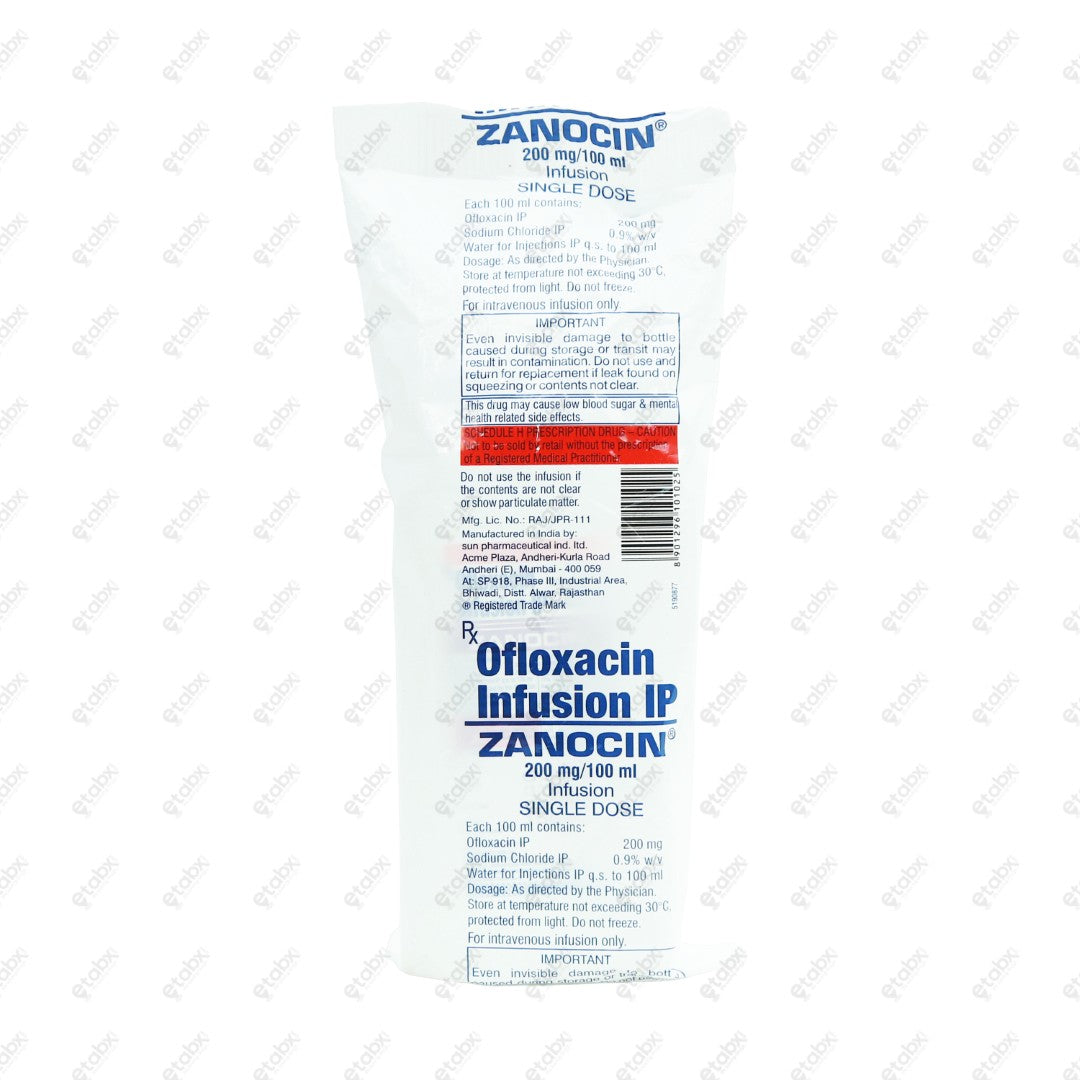 Zanocin IV 100ml