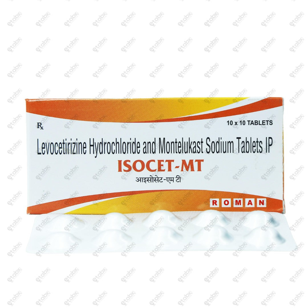 Isocet MT Tablets 10's