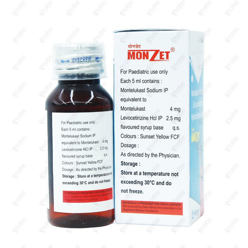 Monzet Syrup 60ml