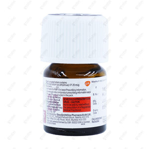 Eltroxin 25mcg Tablet