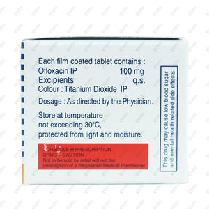 Zanocin 100 Tablet 10's