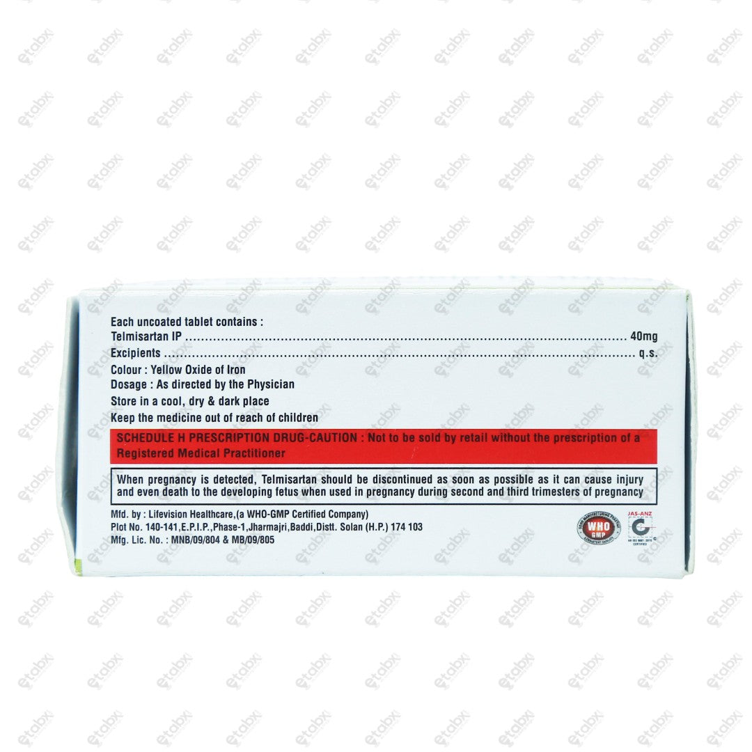 Telben 40mg Tablet Strip of 10