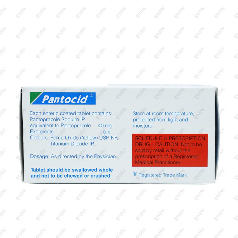 Pantocid 40mg Tablet 15's