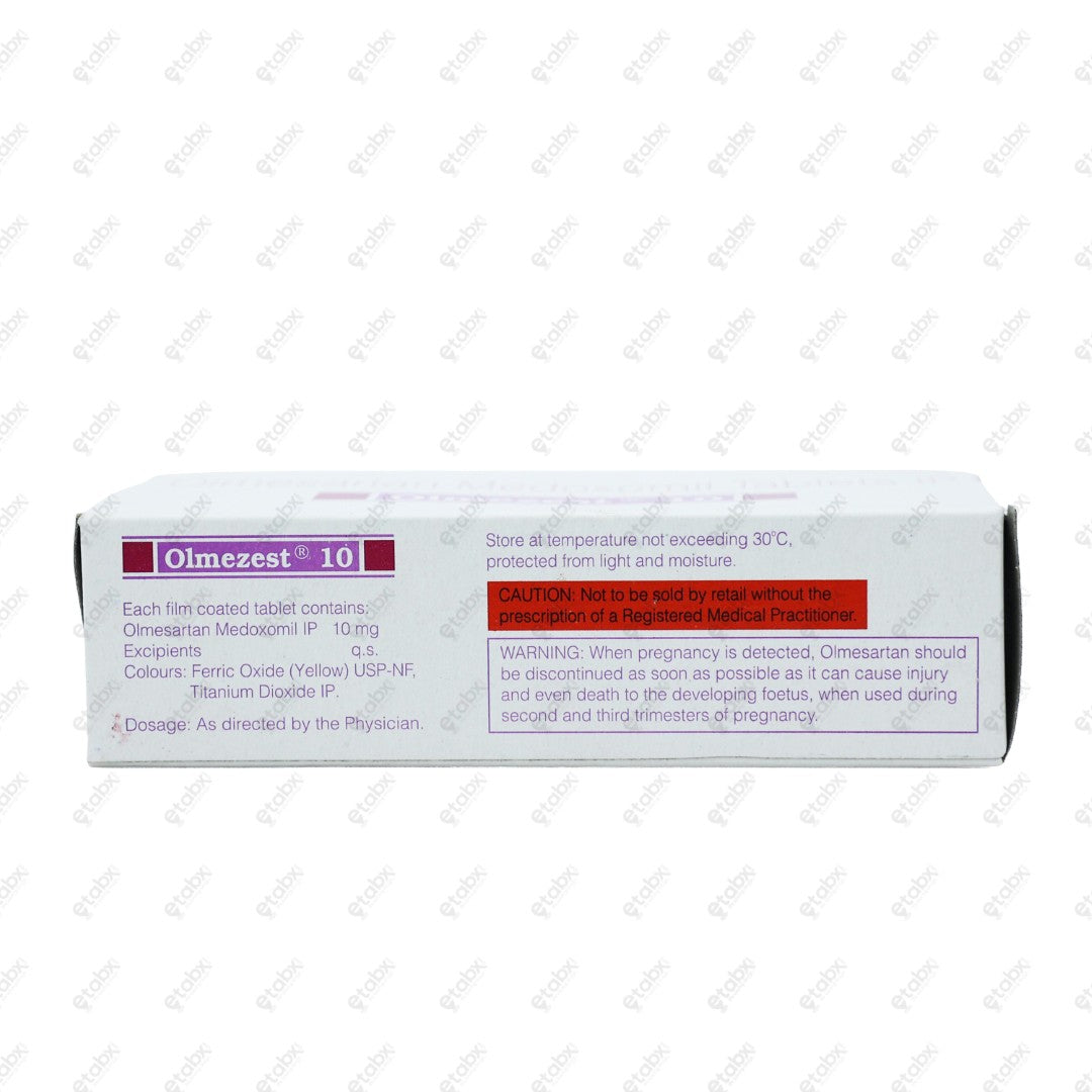 Olmezest 10mg Tablet 10's