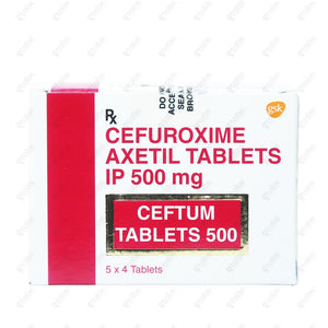 Ceftum 500mg Tablet 4's
