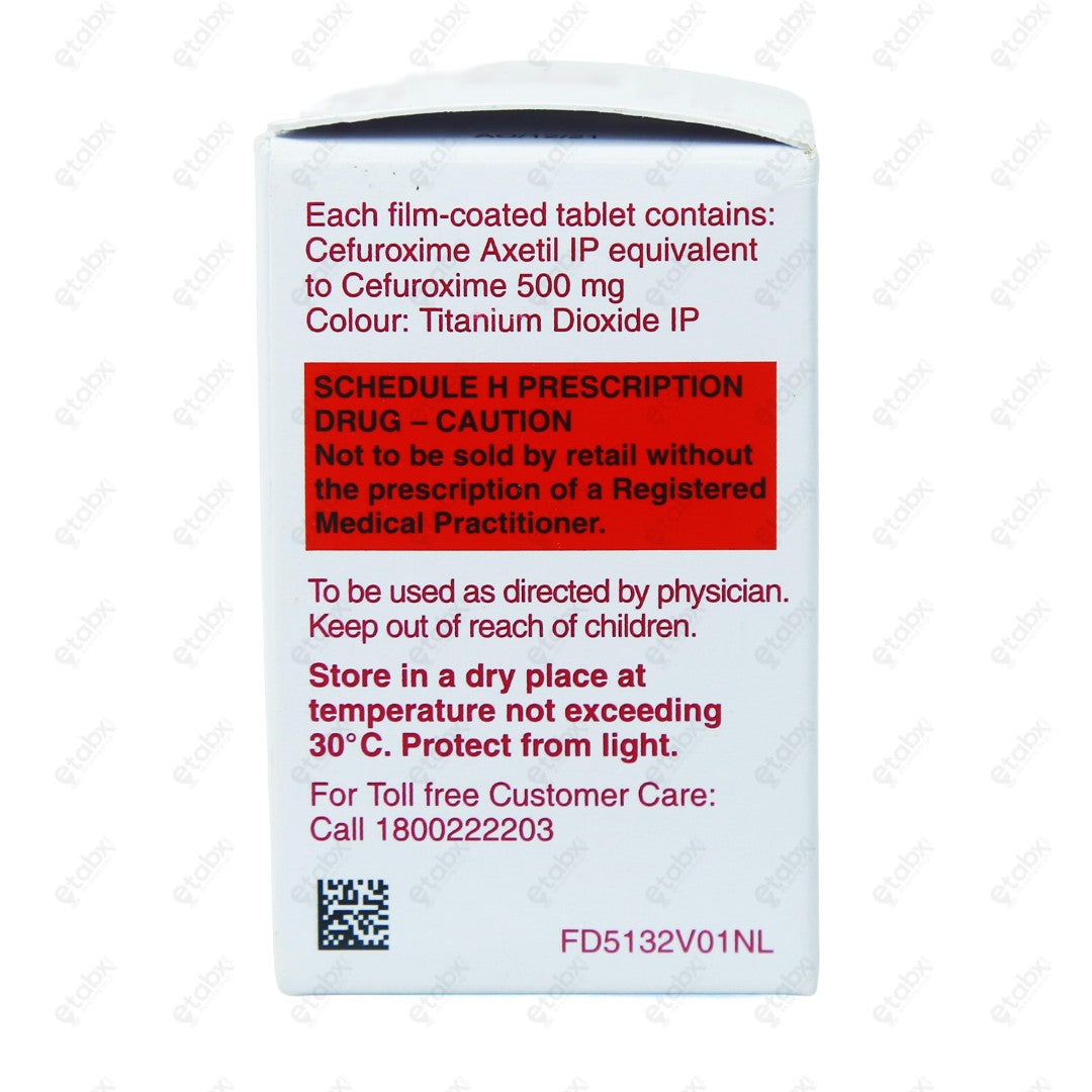 Ceftum 500mg Tablet 4's