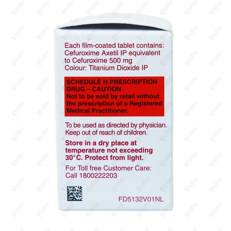 Ceftum 500mg Tablet 4's