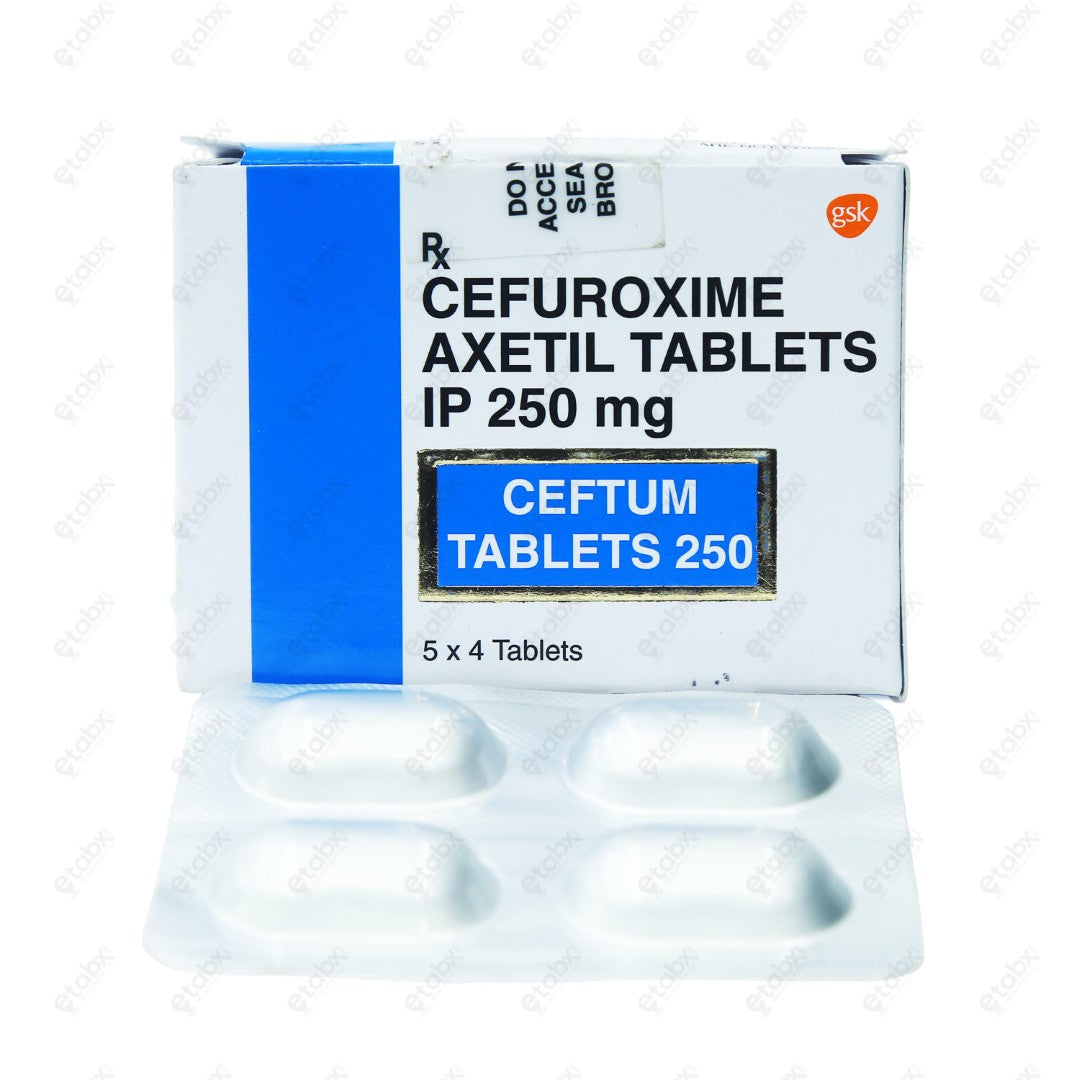 Ceftum 250mg Tablet 4's