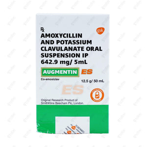 AUGMENTIN ES SUSP 642.9MG 50ML