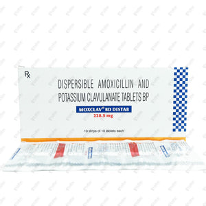 MOXCLAV BD DISTAB 228.5mg Tablet 10's