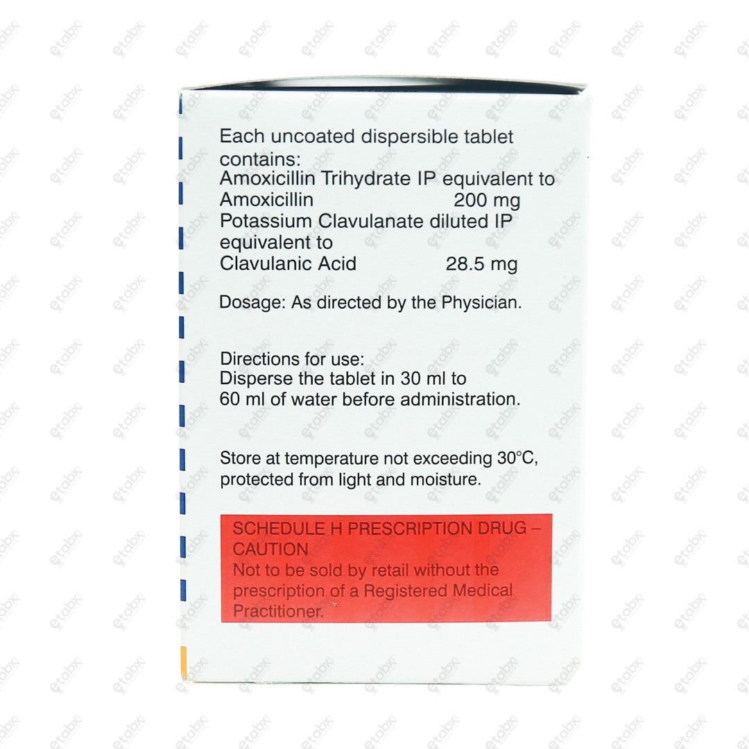 MOXCLAV BD DISTAB 228.5mg Tablet 10's