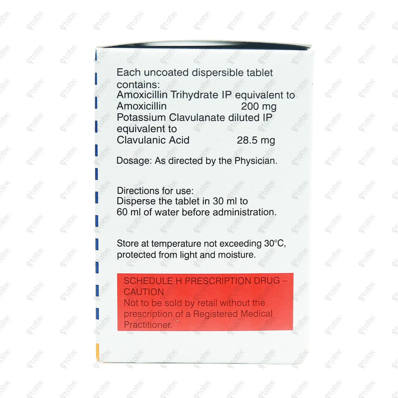 MOXCLAV BD DISTAB 228.5mg Tablet 10's