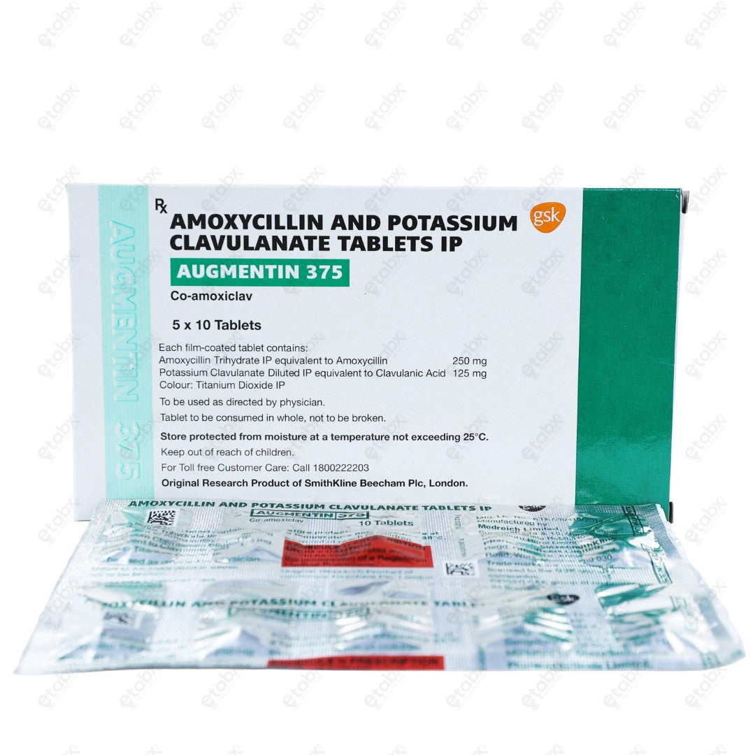 AUGMENTIN 375 Tablets 10'S