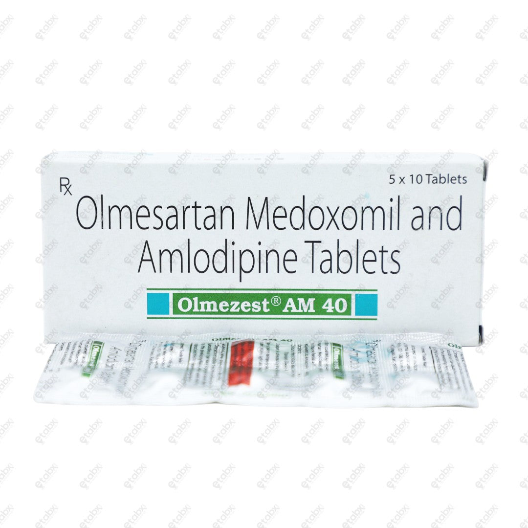 Olmezest AM 40mg Tablets 10's