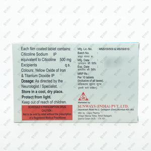 Citimet 500mg Tablet 10's