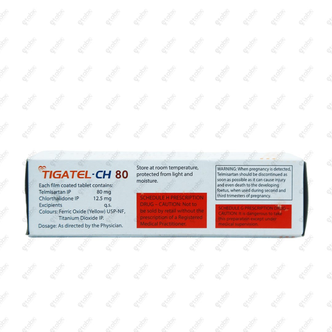 Tigatel CH 80mg Tablet 10's