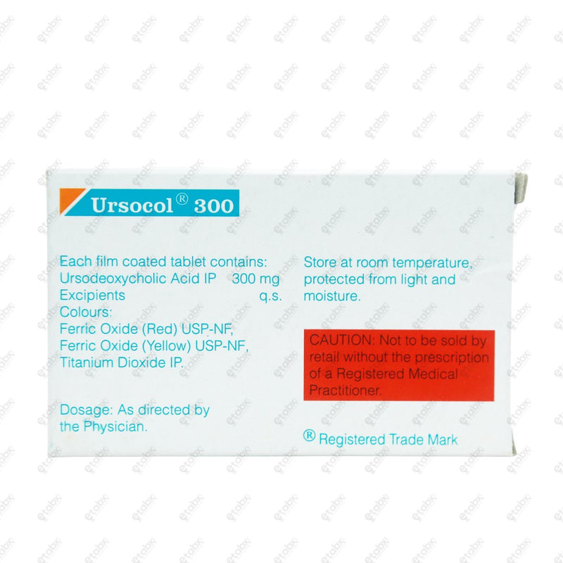 Ursocol 300mg Tablet 15's