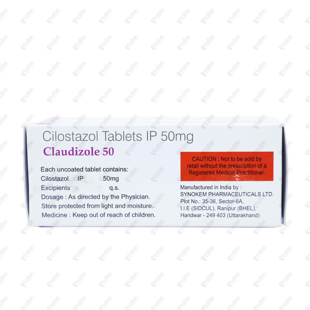 Claudizole 50mg Tablet 10's