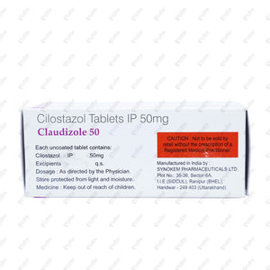 Claudizole 50mg Tablet 10's