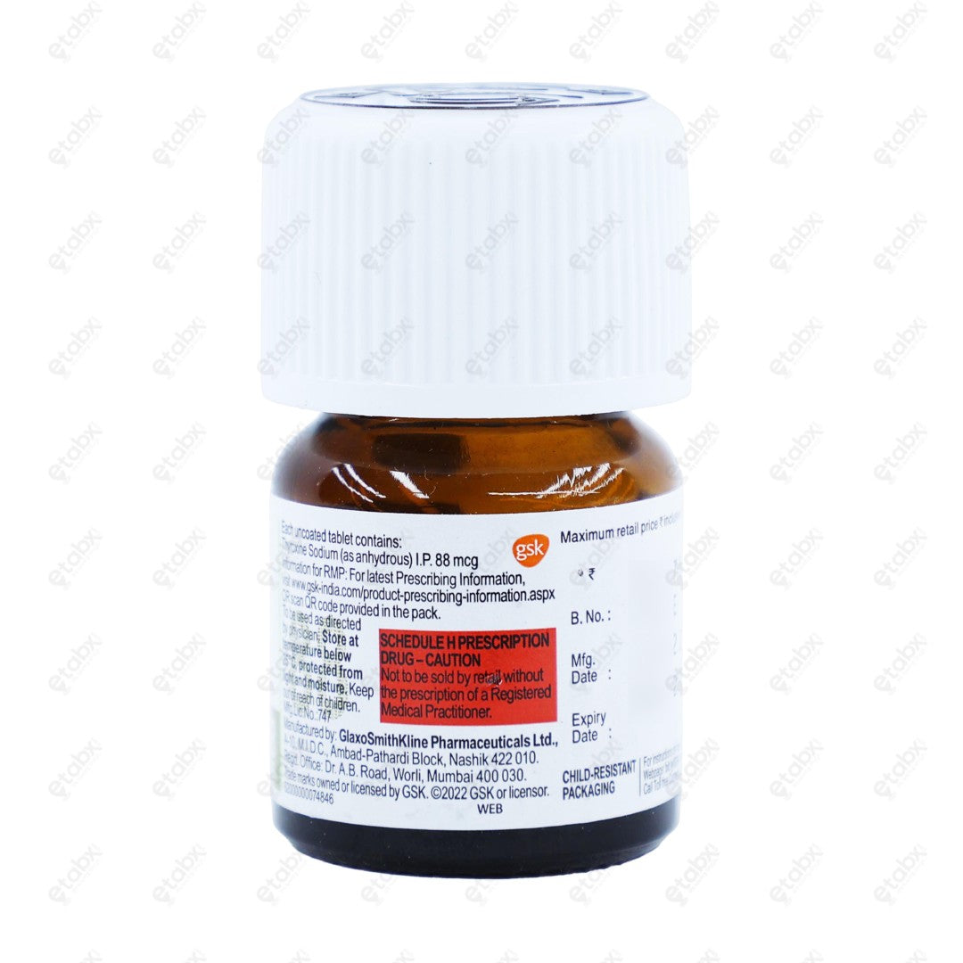 Eltroxin 88mcg Tablets