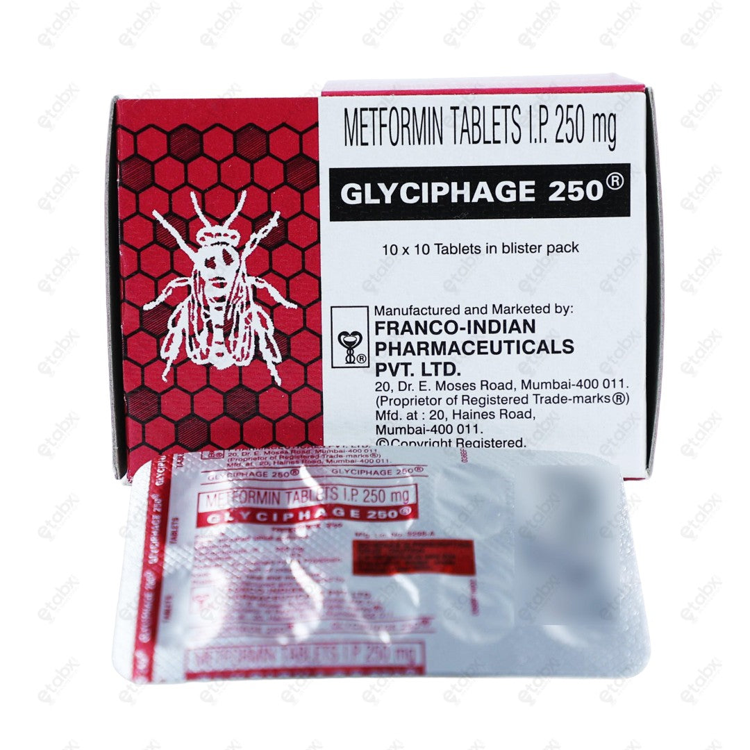 Glyciphage 250mg Tablet 10's