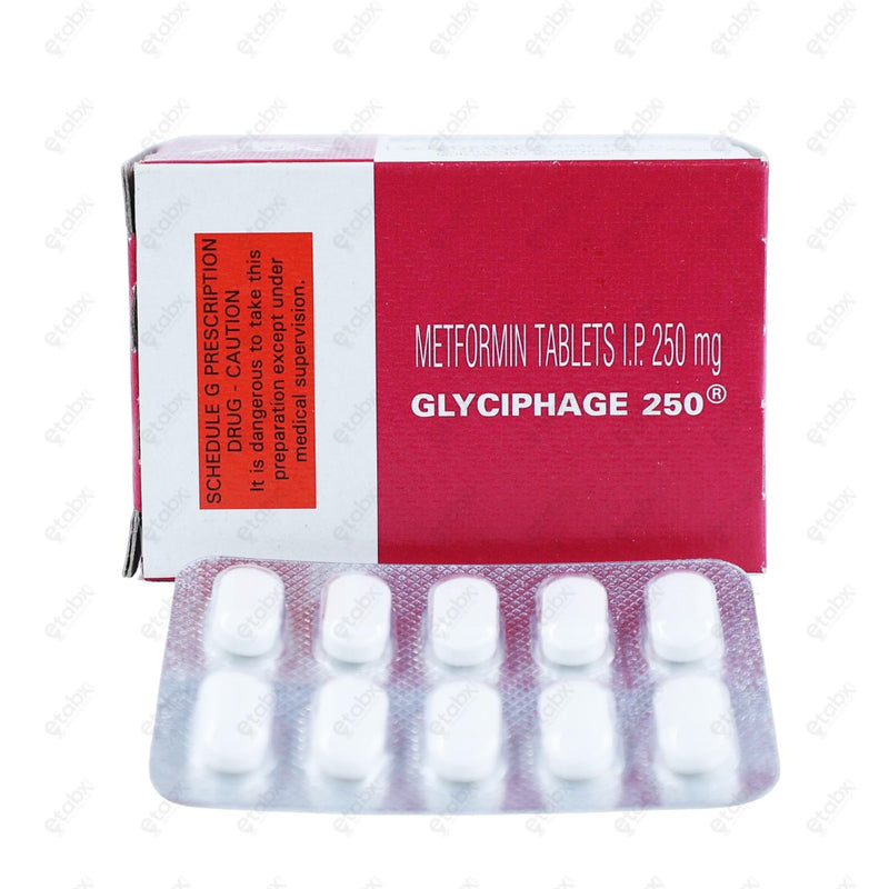 Glyciphage 250mg Tablet 10's