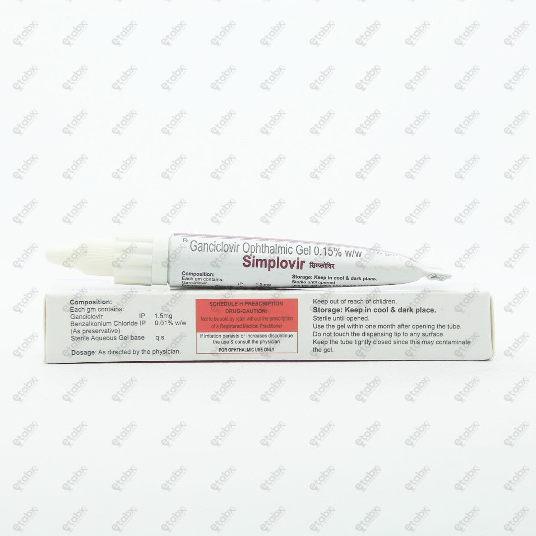 SIMPLOVIR Gel 5gm Antiviral Eye Treatment