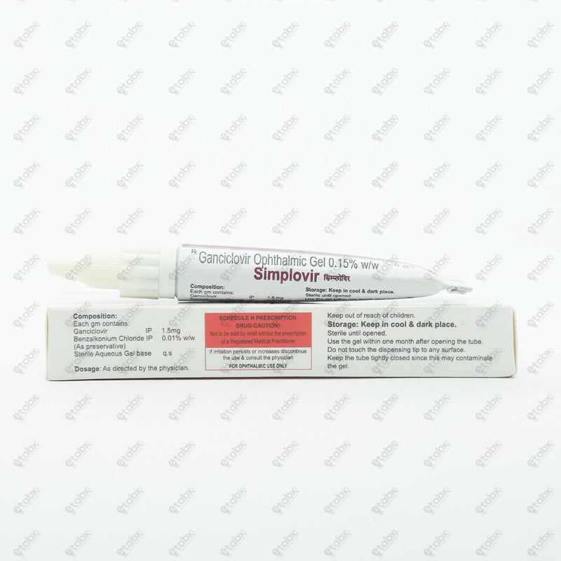 SIMPLOVIR Gel 5gm Antiviral Eye Treatment